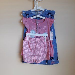 GIRL'S TODDLER 3 PIECE PAJAMA